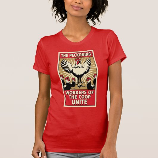 コープの労働者よ団結せよ Tシャツ (正面)