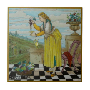 コープランド·セプテンバー·ポリクロム1870sリプロ  タイル