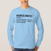 コーポレートアナリスト定義Tシャツ Tシャツ (正面)