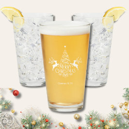 コーポレートチーム向けカスタムネーム入りメリークリスマス タンブラーグラス