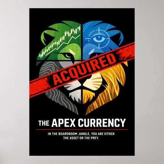コーポレートパワーを象徴するアート「The Apex Currency」 ポスター (正面)