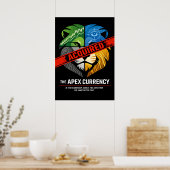 コーポレートパワーを象徴するアート「The Apex Currency」 ポスター (キッチン)