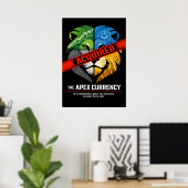 コーポレートパワーを象徴するアート「The Apex Currency」 ポスター (ホームオフィス)