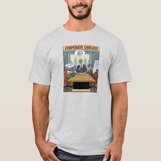コーポレート・カークス オフィス・ユーモア コミック Tシャツ (正面)