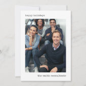 コーポレート タイプライター | 写真とロゴ シーズンカード (正面)