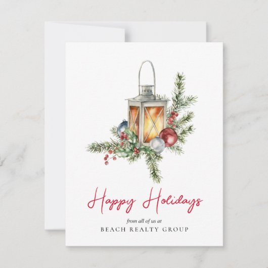 コーポレート ビジネス ロゴ クリスマス ウォーターカラー (正面)