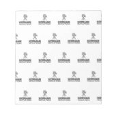 コーマン・プロダクションズ YouTube チャンネルロゴ タイル ノートパッド (正面)