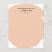 コーミニマルルサロンモダンとスパビジネスフライヤー チラシ (裏面)