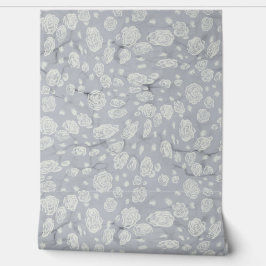 コーミングブルーフローラウォーターズベビー子供部屋 壁紙