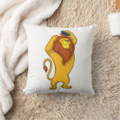 コーム付きライオン クッション (ブランケット)