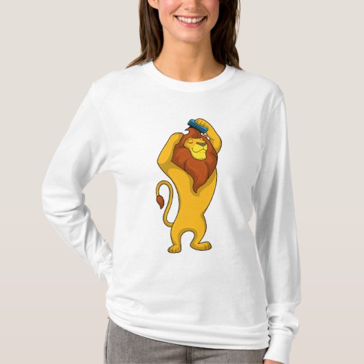 コーム付きライオン Tシャツ (正面)