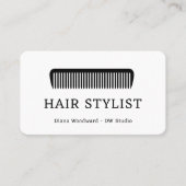 コーム美容師ヘアドレッサーフラットロイヤリティカード ロイヤリティカード (正面)