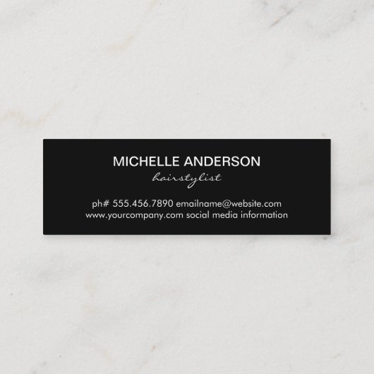 コーム スキニー名刺 (裏面)