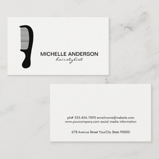 コーム 名刺 (正面/裏面)