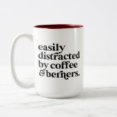 コーモダンヒー&ベルナーズドッグラブカスタムー ツートーンマグカップ (左)