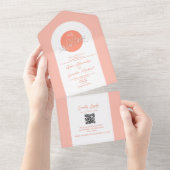 コーユニークル結婚ス オールインワン招待状 (貼ってはがせる)