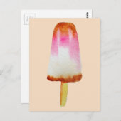 コーラかわいい夏期水彩画 ポストカード (正面/裏面)