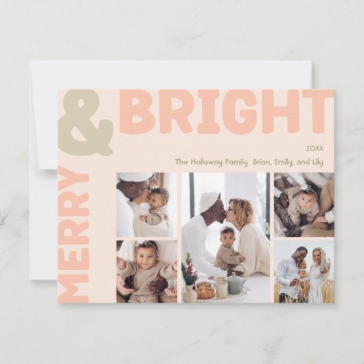 コーラはっきりしたルと明メリーるい5枚の写真 シーズンカード (正面)