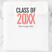 コーラはっきりしたーパーソナライズされた1年卒業 スクエアシール (バッグ)