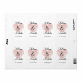 コーラカスタムルハートのワ結婚インボトルラベル ラベル (フルシート)