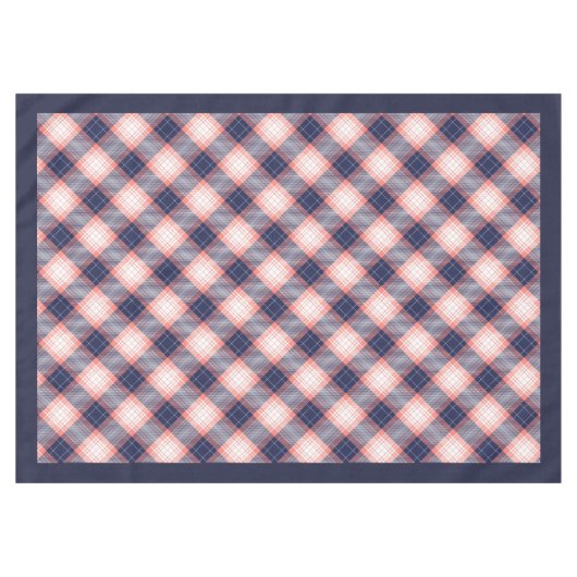 コーラコンテンポラリール海軍のお洒落テーブルクロスとはっきりした テーブルクロス (正面(横))