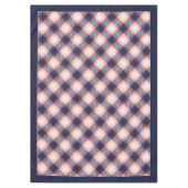 コーラコンテンポラリール海軍のお洒落テーブルクロスとはっきりした テーブルクロス (正面)