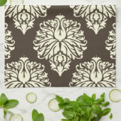 コーラサザンコテージダマスク キッチンタオル (折り畳み)