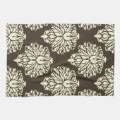 コーラサザンコテージダマスク キッチンタオル (横)