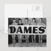 コーラスガールズハガキ – Dames - 1706394.jpg ポストカード (正面/裏面)