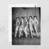 コーラスガール， 1927 ポストカード (正面/裏面)