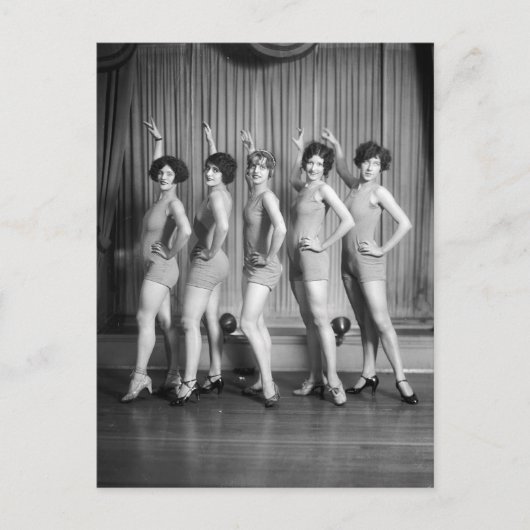 コーラスガール， 1927 ポストカード (正面)