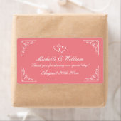 コーラスタイリッシュル結婚ワインまたは水瓶のラベル ラベル (インサイチュ)