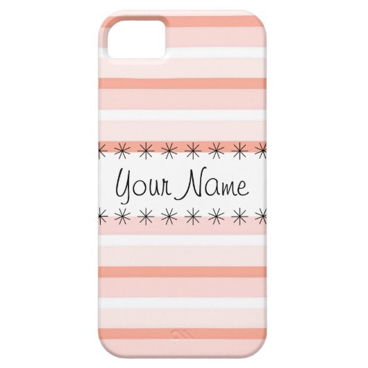 コーラストライプル名iPhoneケース Case-Mate iPhoneケース (裏面)