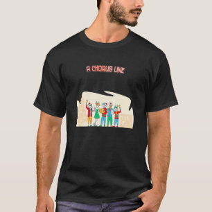 コーラスラインコーラス歌手の皮肉引用文 Tシャツ