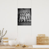 コーラス女子1927年。ヴィンテージ写真 ポスター (キッチン)