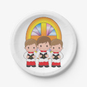 コーラス・ボーイズ ペーパープレート (正面)