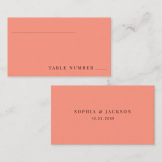 コーラポップ・アートのミモダンミニマル結婚リストフラットのテーブル番号 プレイスカード