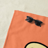 コーラモダンファンキール |アレーオレンジ・アロハ ビーチタオル (インサイチュ)