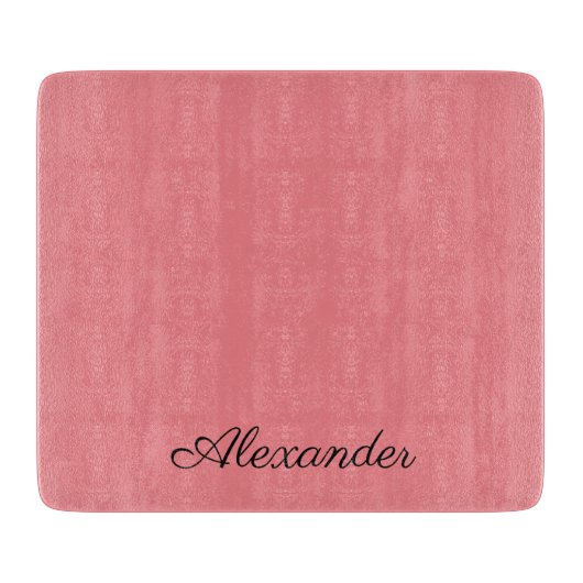 コーラモダンルテンプレート、ブラックスクリプト カッティングボード (正面)