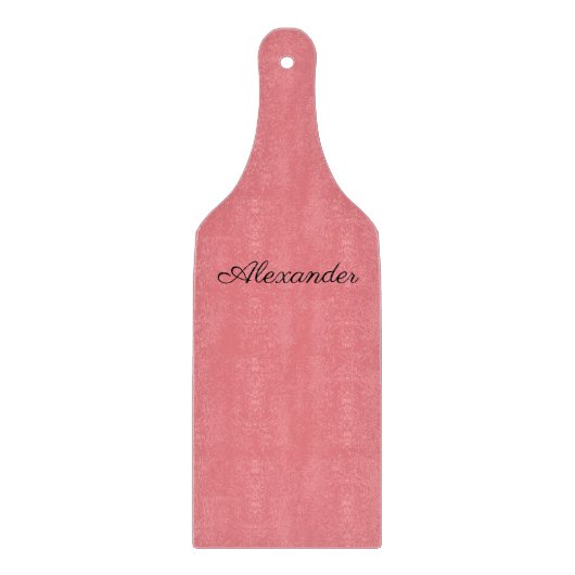 コーラモダンルテンプレート、ブラックスクリプト カッティングボード (正面)