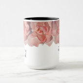 コーラモダンルバラフローラグルームスクー結婚ズ マグカップ (中央)