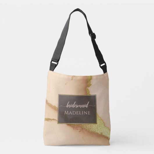 コーラモダンル抽象芸術💡インキー油結婚ズ クロスボディバッグ (正面)