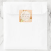 コーラモダンル抽象芸術💡インキー油結婚ズ スクエアシール (バッグ)