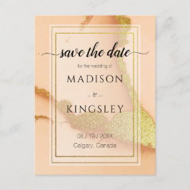 コーラモダンル抽象芸術💡インキー油結婚ズ ポストカード