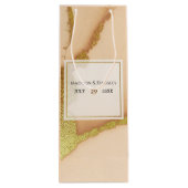 コーラモダンル抽象芸術🌸インキー油結婚ズ ワインギフトバッグ (裏面)