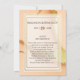 コーラモダンル抽象芸術💡インキー油結婚ズ 招待状