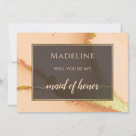 コーラモダンル抽象芸術💡インキー油結婚ズ 招待状