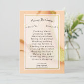 コーラモダンル抽象芸術💡インキー油結婚ズ 招待状 (スタンド正面)