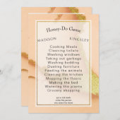 コーラモダンル抽象芸術💡インキー油結婚ズ 招待状 (正面/裏面)