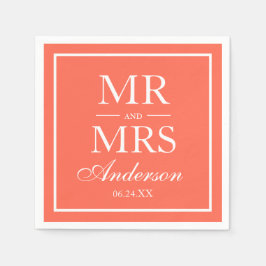 コーラモダンーエレガントの夫妻の結婚話 スタンダードカクテルナプキン